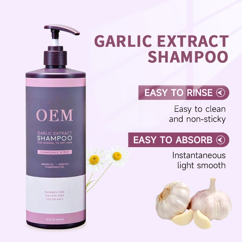Garlic anti-dandruff shampoo