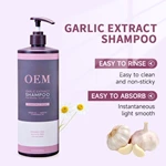 Garlic anti-dandruff shampoo