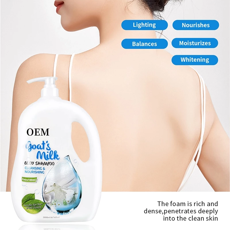 Goat milk shower gel