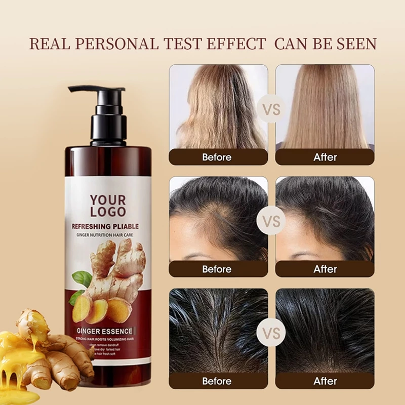 Ginger and ginseng shampoo