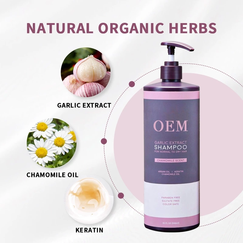 Garlic anti-dandruff shampoo