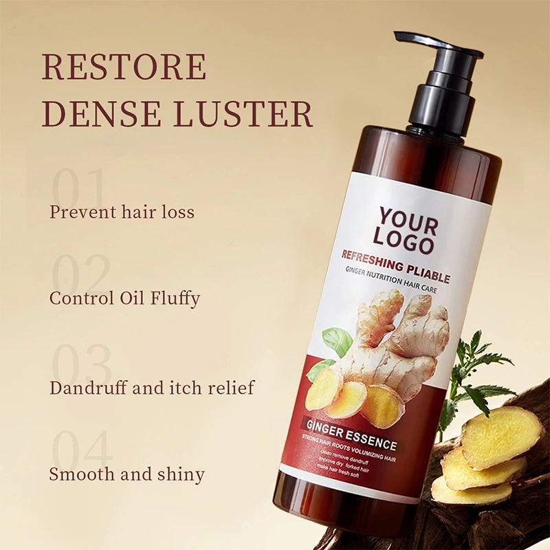 Ginger and ginseng shampoo