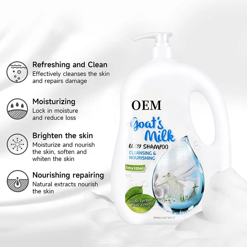 Goat milk shower gel