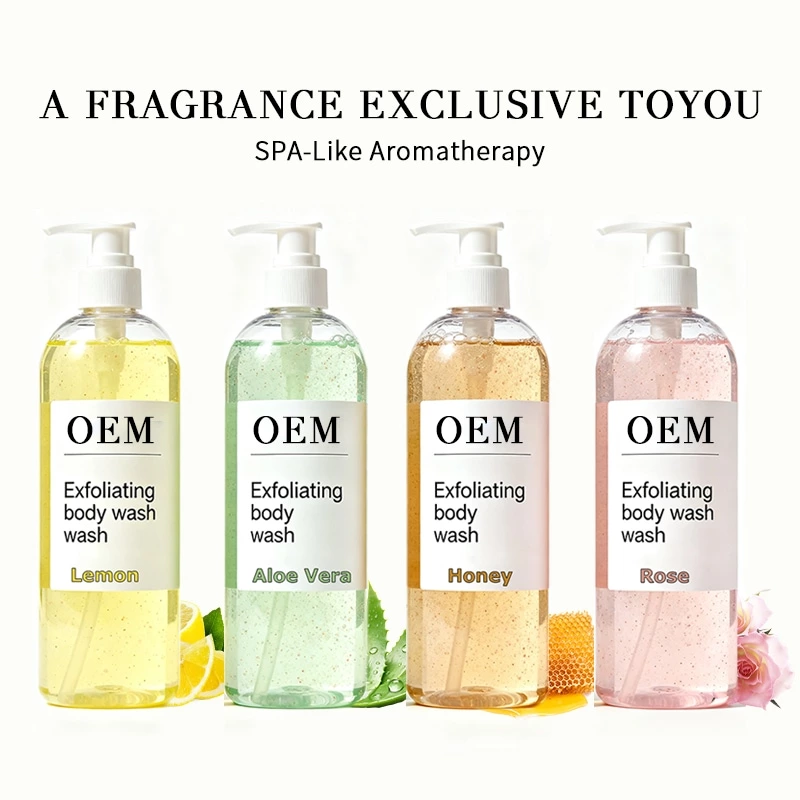 Exfoliating body scrub series