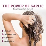 Garlic anti-dandruff shampoo
