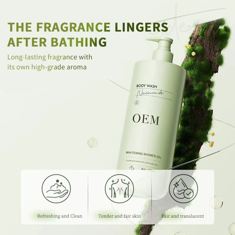 Long-lasting fragrance shower gel