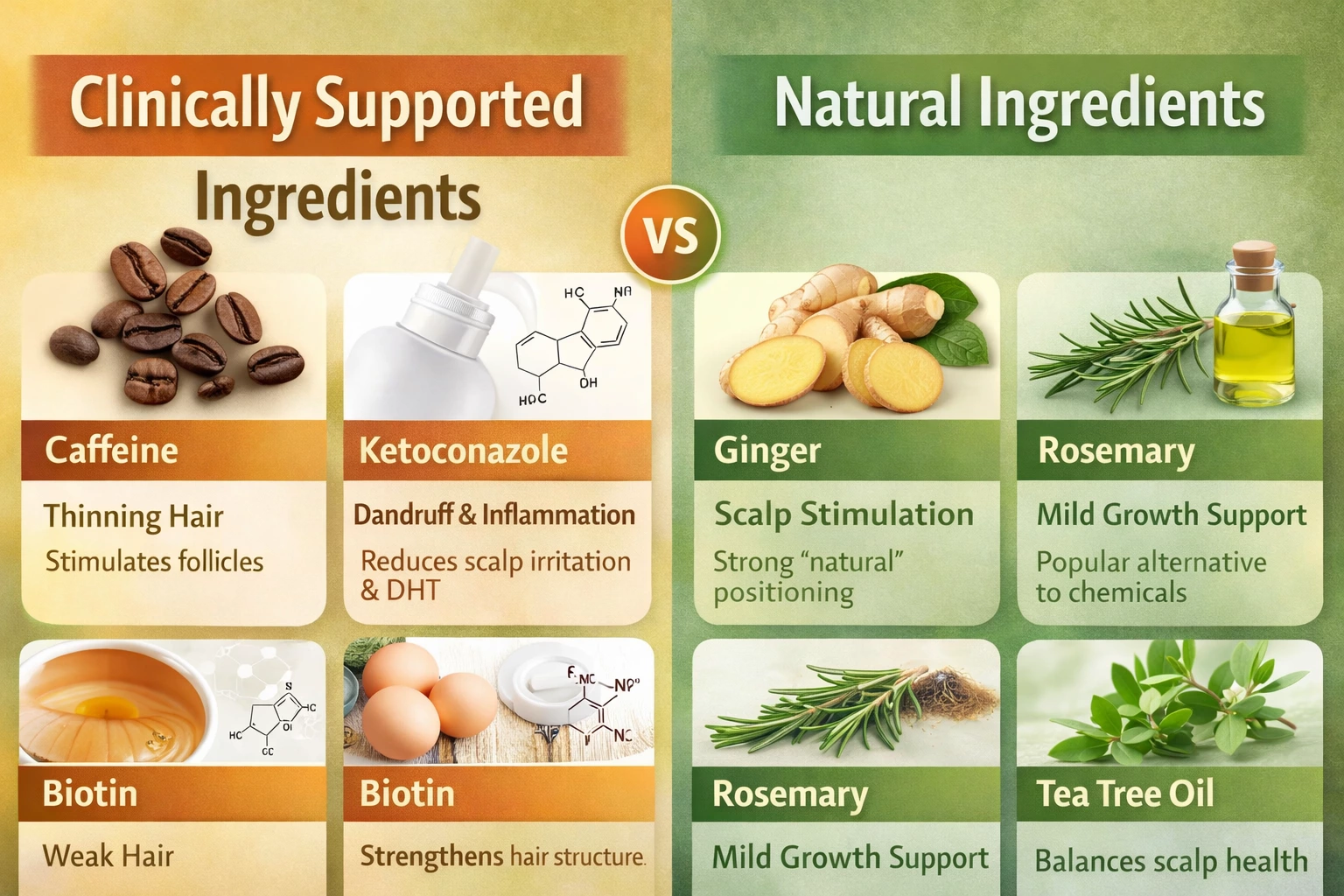 Anti-hair loss shampoo ingredient comparison article