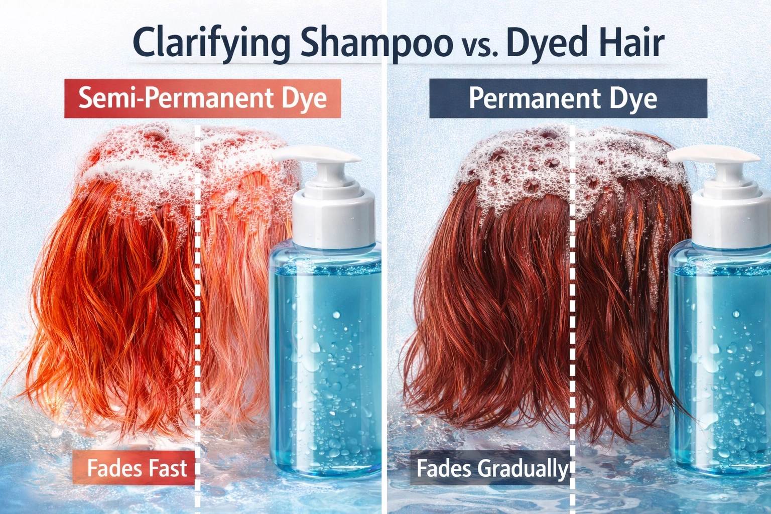 Comparison of Deep Cleansing Shampoo Effects