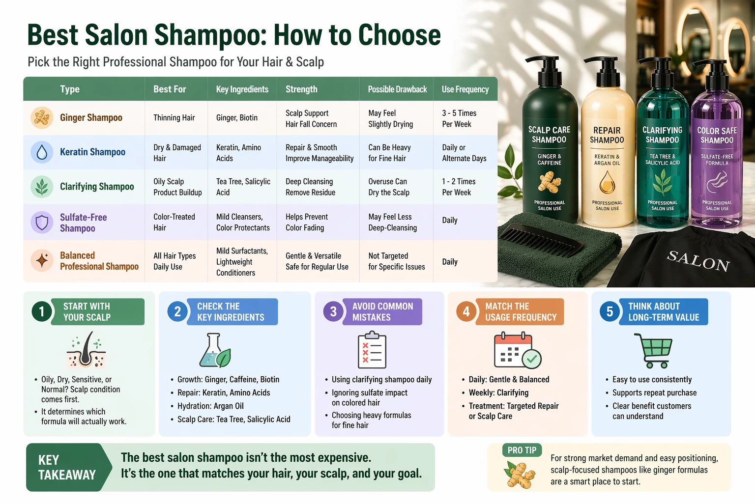 Salon Shampoo Article Product Analysis Images